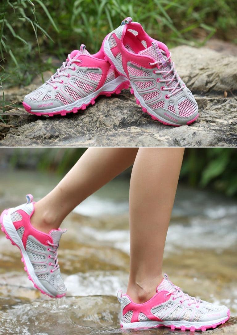 Men's Waterproof Lightweight Leather Hiking Shoes