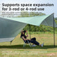 Waterproof UPF50+ Camping Canopy Sun Shelter